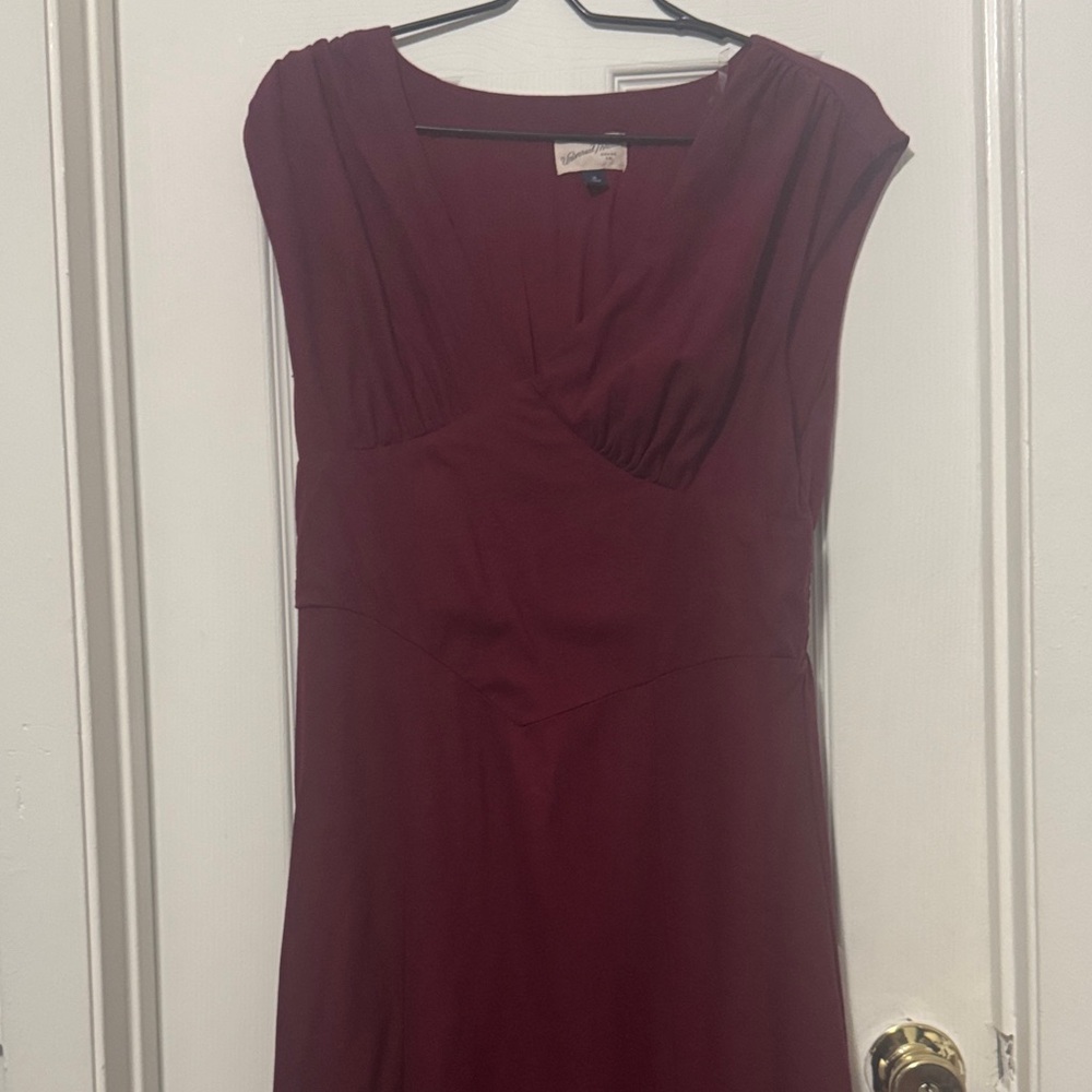 El Burgundy Women's Dress universal tread
